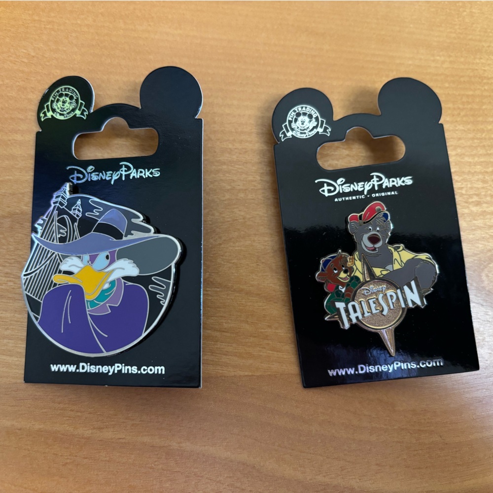 Darkwing Duck and Talespin Disney Pins